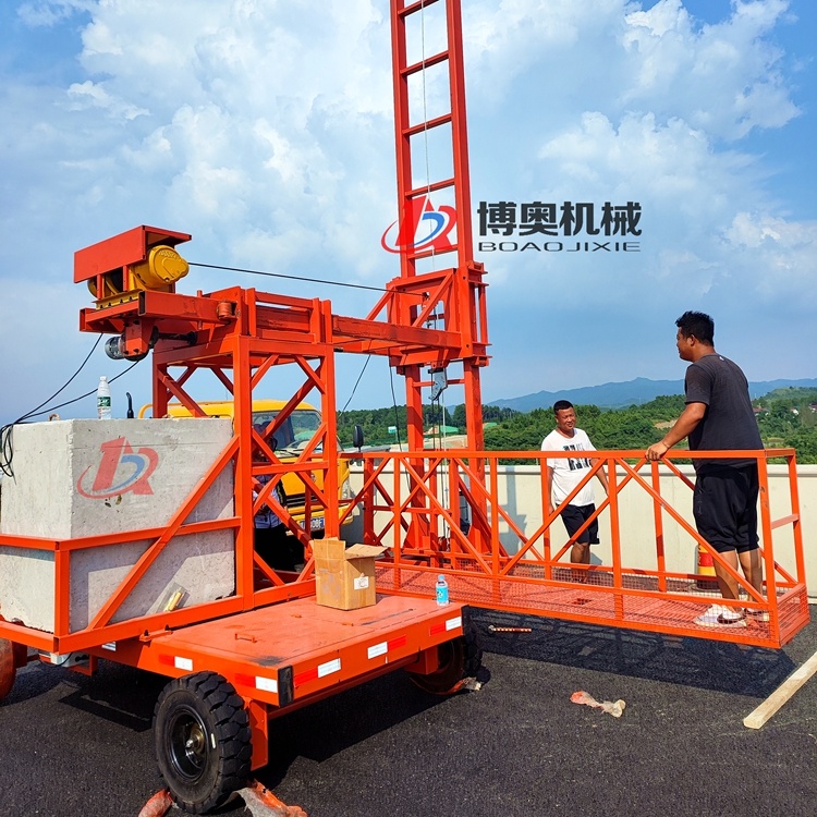 Q5M電動型橋梁(liang)排水管安裝施(shī)工車