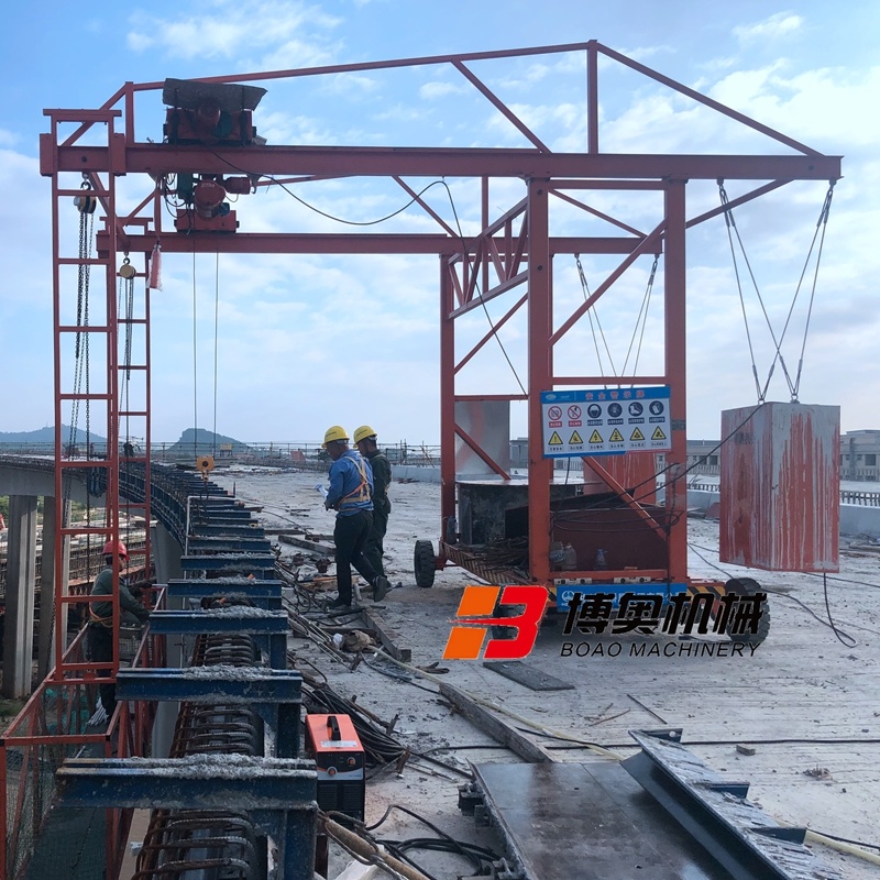 高速橋(qiáo)梁護欄模闆台車(che)使用方法