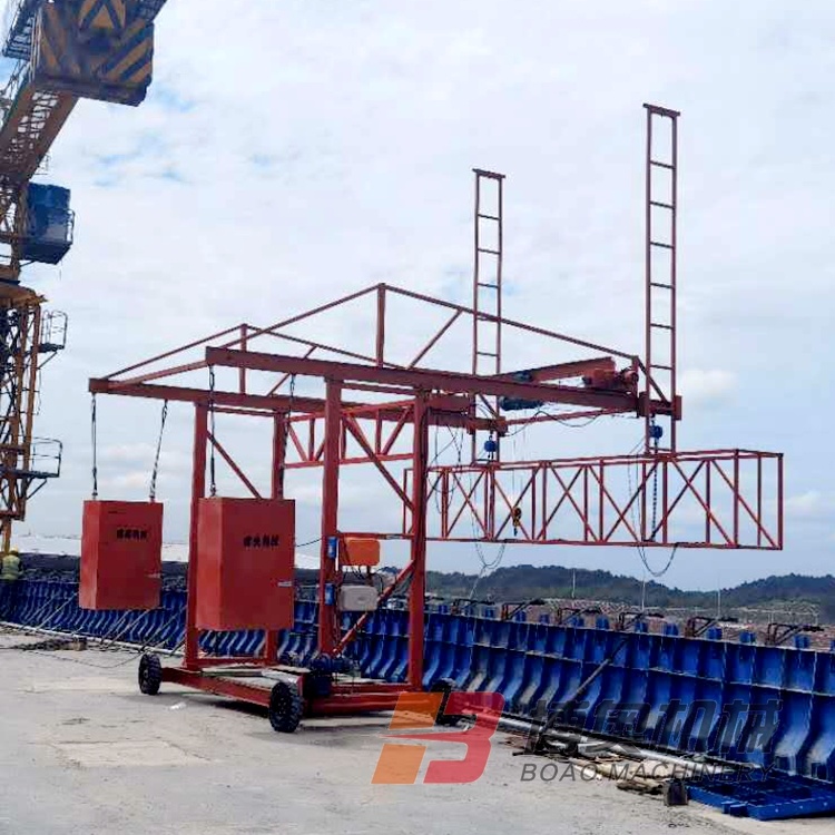 橋梁防撞(zhuàng)牆模闆台車(chē)