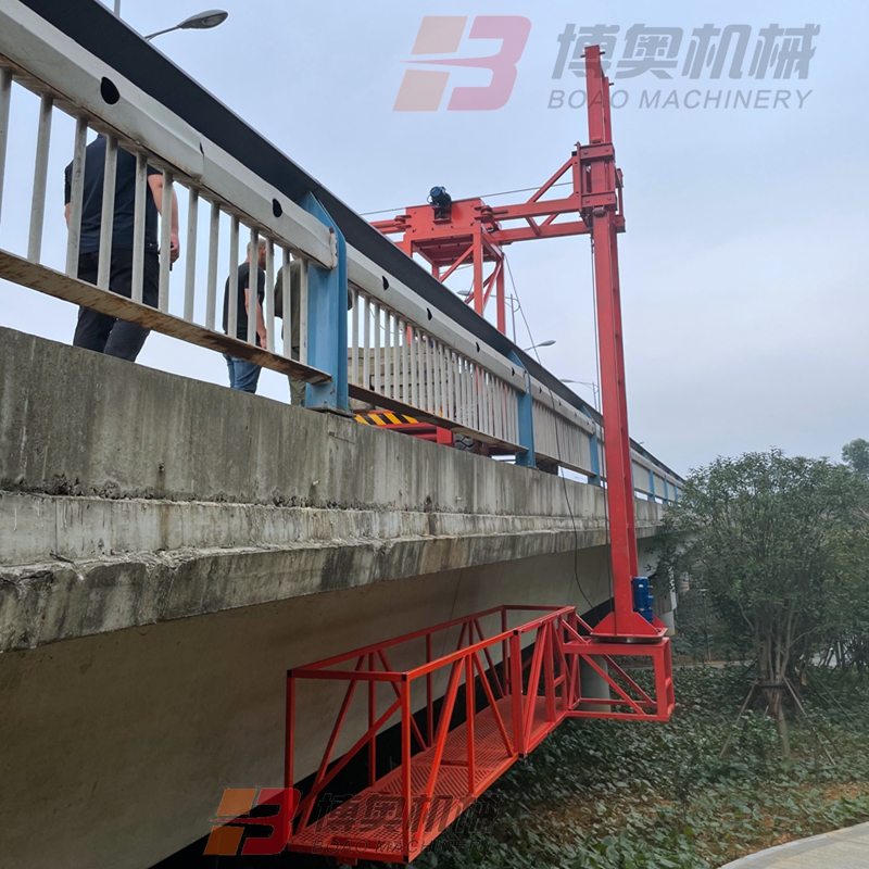 橋梁排水管安(an)裝吊籃-設計科學(xué)