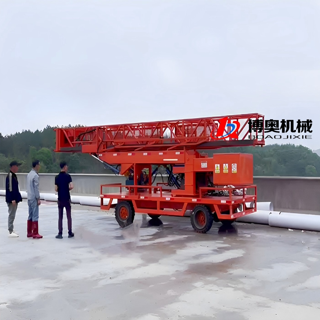 M60可跨越防抛(pao)網的液壓橋梁排(pai)水管側邊安裝設(shè)備_檢修車