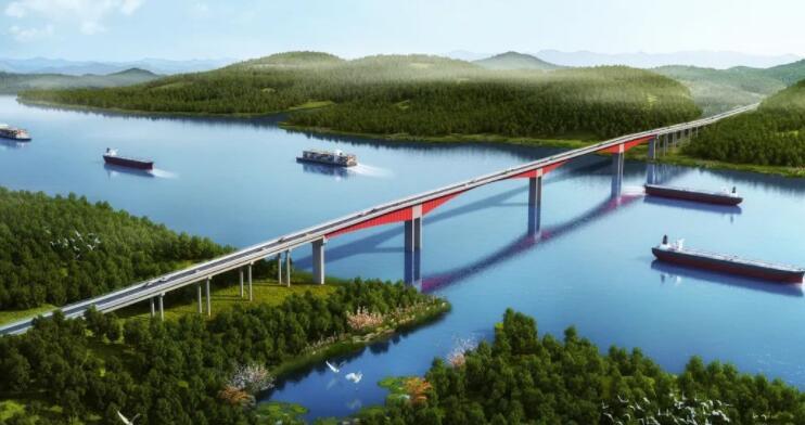 同類型(xíng)世界最大跨徑！北(běi)投集團投資建設(she)的飛龍大橋開工(gōng)