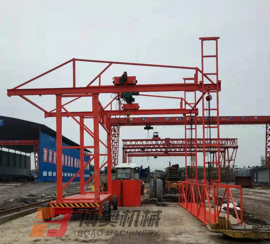 新型橋梁防撞牆(qiáng)模闆施工台車