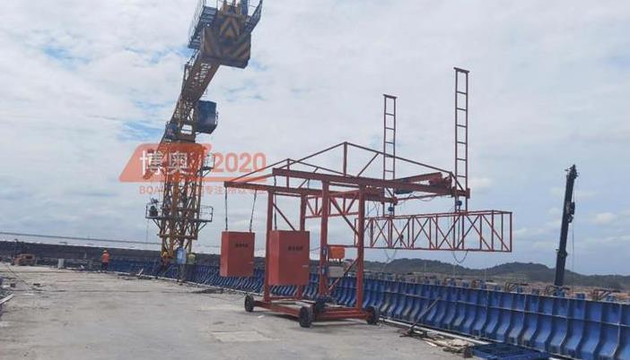 橋梁防撞牆模闆(pan)台車 防撞牆模闆(pan)安拆 安裝模闆